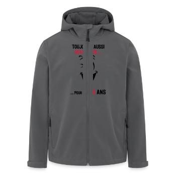 18 noch gut aussehend für Alter ks - Recycelte Männer Softshell-Jacke von Stanley/Stella - Anthrazit - Vorne - AI Model Male 185 light (185cm)