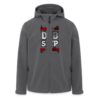 I Love Dubstep Music - Recycelte Männer Softshell-Jacke von Stanley/Stella - Anthrazit - Vorne - AI Model Male 185 light (185cm)