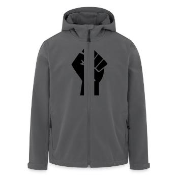 Revolution - Recycelte Männer Softshell-Jacke von Stanley/Stella - Anthrazit - Vorne - AI Model Male 185 light (185cm)