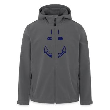 Anker - Recycelte Männer Softshell-Jacke von Stanley/Stella - Anthrazit - Vorne - AI Model Male 185 light (185cm)