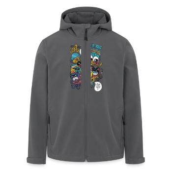The Art Of Procrastination - Recycelte Männer Softshell-Jacke von Stanley/Stella - Anthrazit - Vorne - AI Model Male 185 light (185cm)