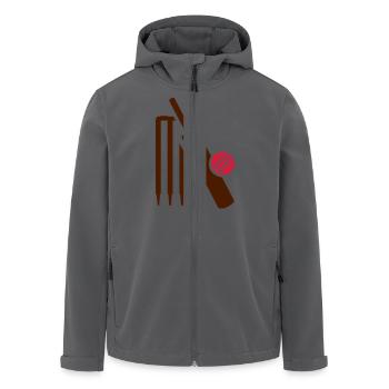 Cricket - Recycelte Männer Softshell-Jacke von Stanley/Stella - Anthrazit - Vorne - AI Model Male 185 light (185cm)