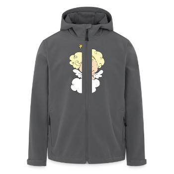 Little angel smile - Recycelte Männer Softshell-Jacke von Stanley/Stella - Anthrazit - Vorne - AI Model Male 185 light (185cm)