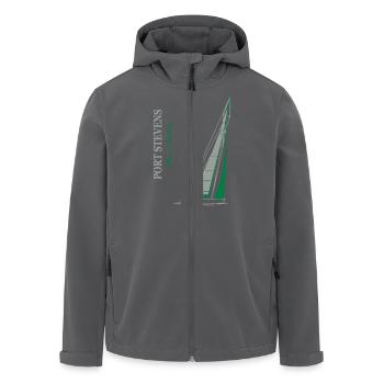 Ocean Sailing Maritim - Recycelte Männer Softshell-Jacke von Stanley/Stella - Anthrazit - Vorne - AI Model Male 185 light (185cm)