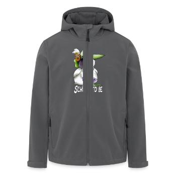 Schütze to be - Recycelte Männer Softshell-Jacke von Stanley/Stella - Anthrazit - Vorne - AI Model Male 185 light (185cm)