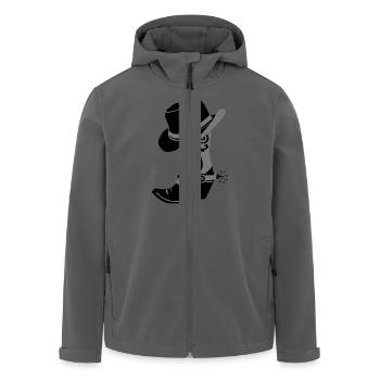kl_linedance45 - Recycelte Männer Softshell-Jacke von Stanley/Stella - Anthrazit - Vorne - AI Model Male 185 light (185cm)
