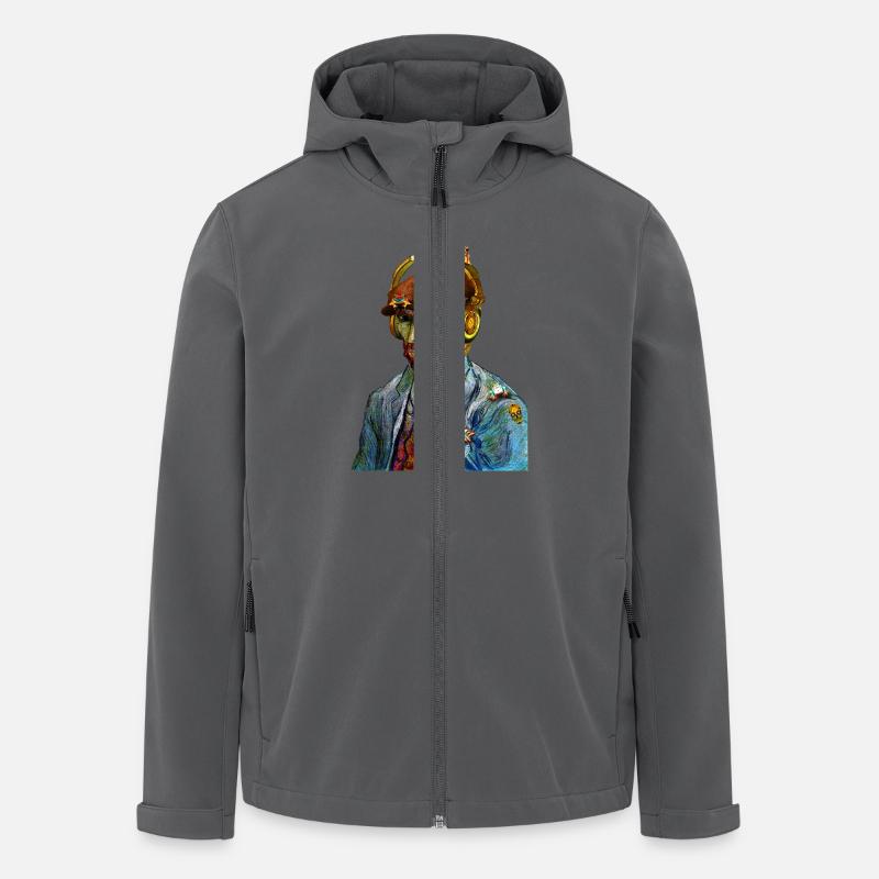 Vincent van Gogh - Men’s Recycled Softshell Jacket by Stanley/Stella - anthracite