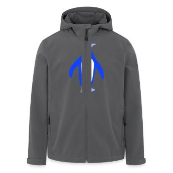 Pinguin Süßer Antarktis Südpol Zoo Tier Vogel Cool - Recycelte Männer Softshell-Jacke von Stanley/Stella - Anthrazit - Vorne - AI Model Male 185 light (185cm)