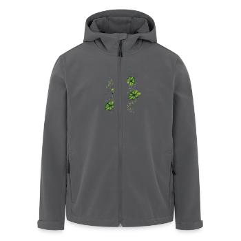 KleeBlatt - Recycelte Männer Softshell-Jacke von Stanley/Stella - Anthrazit - Vorne - AI Model Male 185 light (185cm)