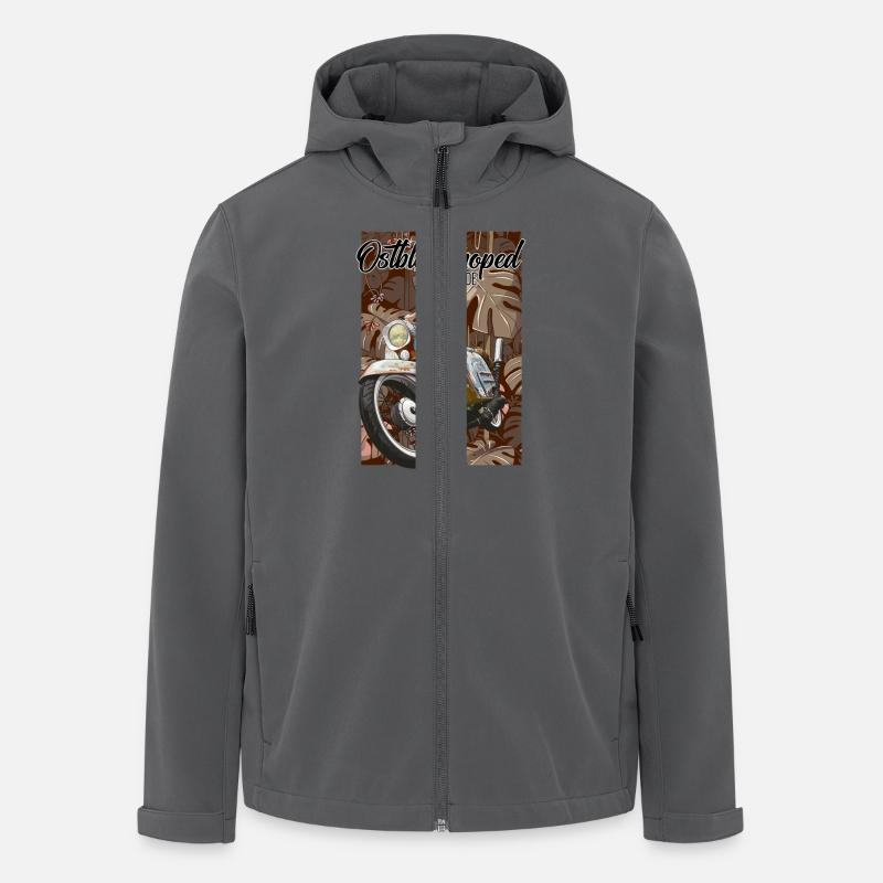 Schwalbe Tuning (Rust) // Illustration - Men’s Recycled Softshell Jacket by Stanley/Stella - anthracite