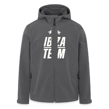 ibiza team - Recycelte Männer Softshell-Jacke von Stanley/Stella - Anthrazit - Vorne - AI Model Male 185 light (185cm)