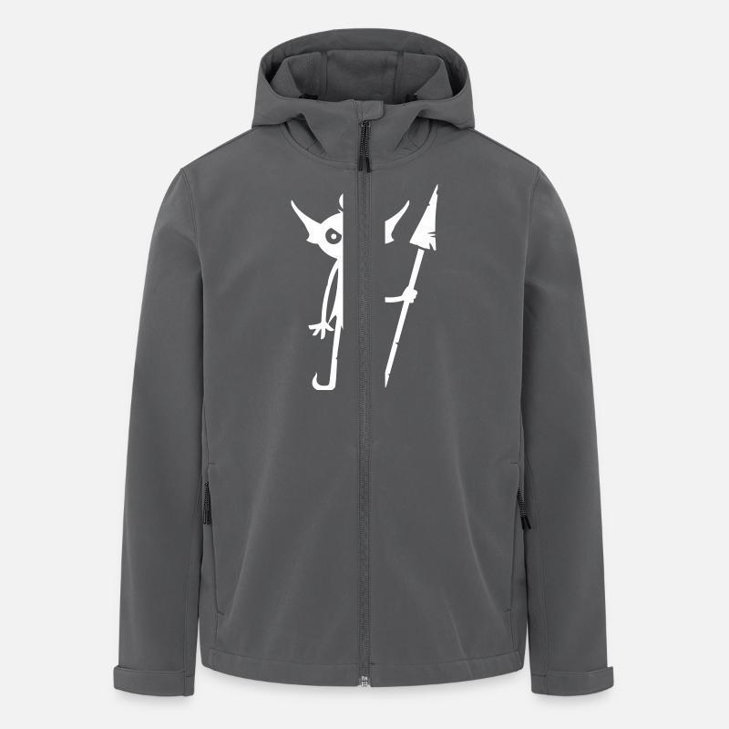 Goblin Orc - Men’s Recycled Softshell Jacket by Stanley/Stella - anthracite