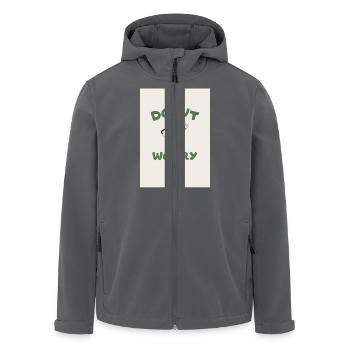 DONUT SORGE - Recycelte Männer Softshell-Jacke von Stanley/Stella - Anthrazit - Vorne - AI Model Male 185 light (185cm)