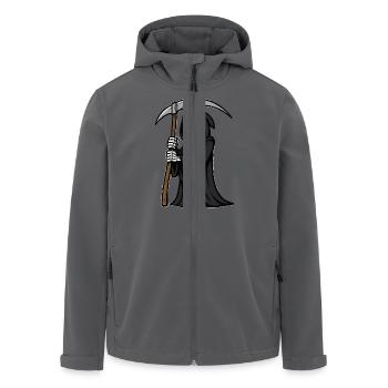 sensenmann comic - Recycelte Männer Softshell-Jacke von Stanley/Stella - Anthrazit - Vorne - AI Model Male 185 light (185cm)