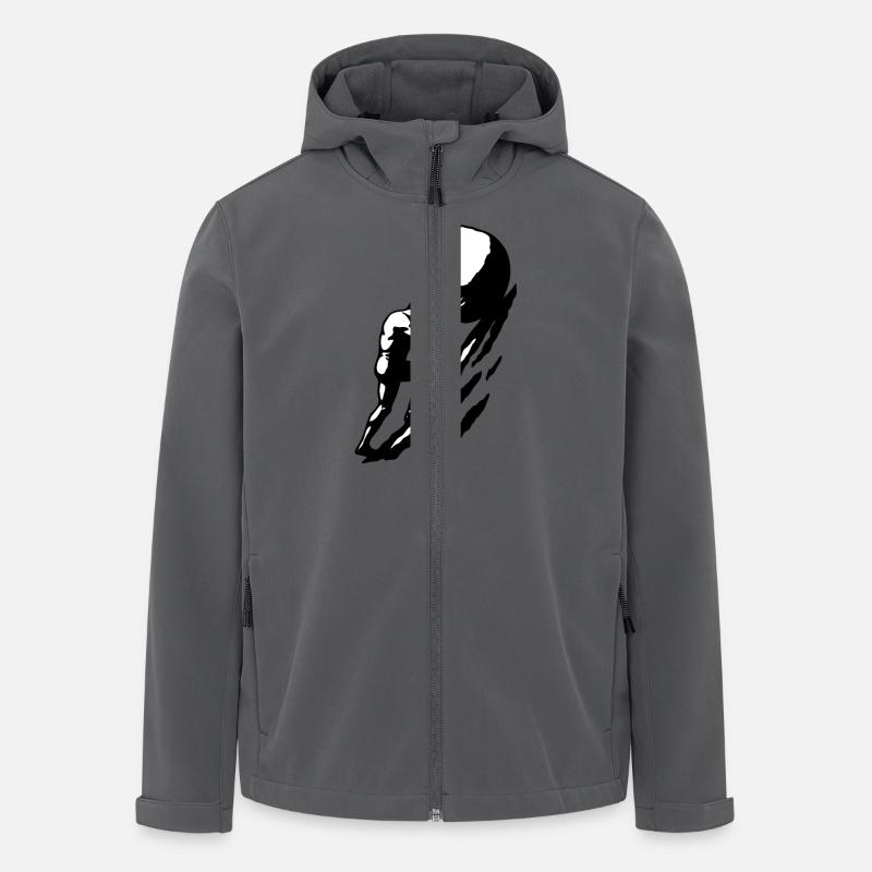 Sisiphus - Recycelte Männer Softshell-Jacke von Stanley/Stella - Anthrazit