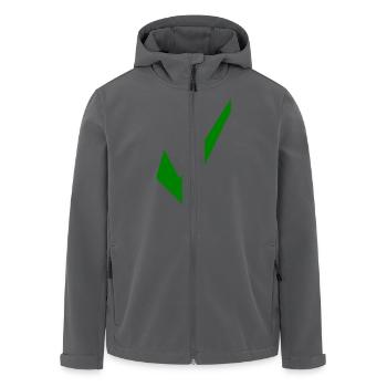 Haken - Recycelte Männer Softshell-Jacke von Stanley/Stella - Anthrazit - Vorne - AI Model Male 185 light (185cm)