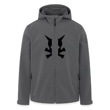 Punk Skull - Totenkopf - Recycelte Männer Softshell-Jacke von Stanley/Stella - Anthrazit - Vorne - AI Model Male 185 light (185cm)