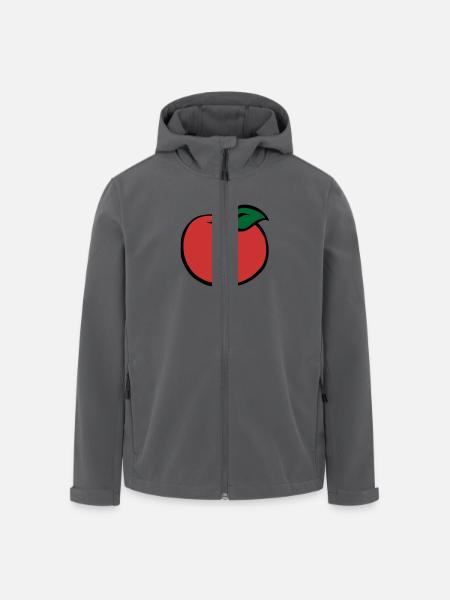 Apfel - Recycelte Männer Softshell-Jacke von Stanley/Stella - Anthrazit