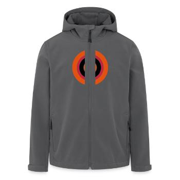 Circles - Recycelte Männer Softshell-Jacke von Stanley/Stella - Anthrazit - Vorne - AI Model Male 185 light (185cm)