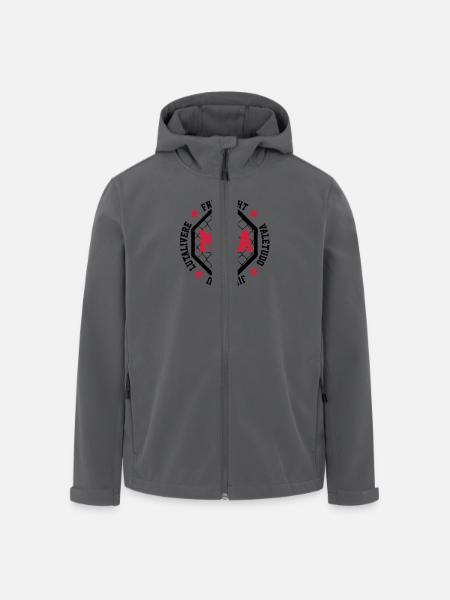 MMA - Recycelte Männer Softshell-Jacke von Stanley/Stella - Anthrazit