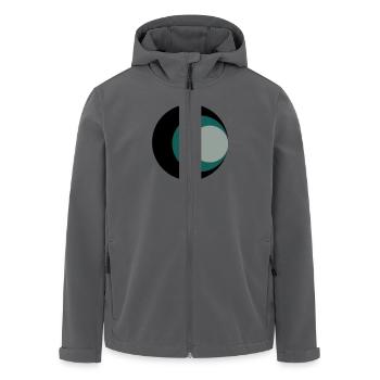 Kreise - Recycelte Männer Softshell-Jacke von Stanley/Stella - Anthrazit - Vorne - AI Model Male 185 light (185cm)