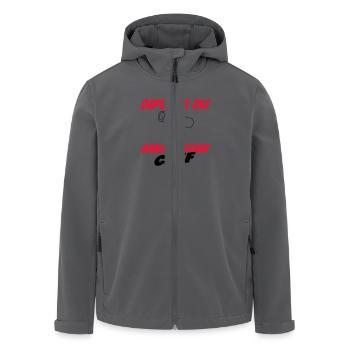 Diplôme du meilleur chef 222 - Recycelte Männer Softshell-Jacke von Stanley/Stella - Anthrazit - Vorne - AI Model Male 185 light (185cm)