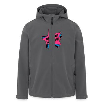 Animateur / Animatrice / Animator / Animador / No - Recycelte Männer Softshell-Jacke von Stanley/Stella - Anthrazit - Vorne - AI Model Male 185 light (185cm)