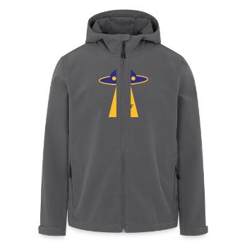 Ufo - Recycelte Männer Softshell-Jacke von Stanley/Stella - Anthrazit - Vorne - AI Model Male 185 light (185cm)