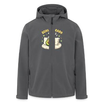 Schlavocado Offiziell Schlafanzug Weihnachten - Recycelte Männer Softshell-Jacke von Stanley/Stella - Anthrazit - Vorne - AI Model Male 185 light (185cm)