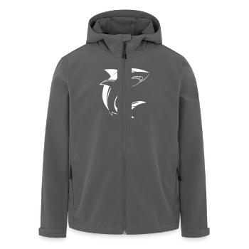 Hai Shark - Recycelte Männer Softshell-Jacke von Stanley/Stella - Anthrazit - Vorne - AI Model Male 185 light (185cm)