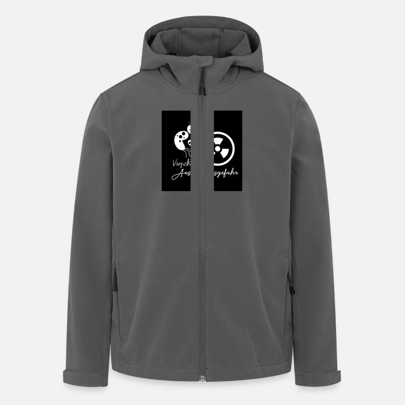 Gute besserung - Recycelte Männer Softshell-Jacke von Stanley/Stella - Anthrazit
