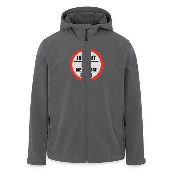 Verbotene, um meinen Kopf zu nehmen - Recycelte Männer Softshell-Jacke von Stanley/Stella - Anthrazit - Vorne - AI Model Male 185 light (185cm)