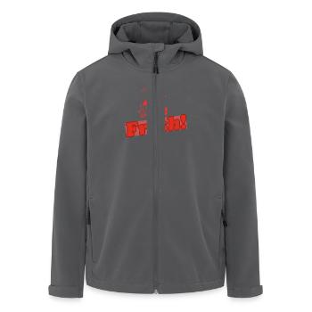 Fresh! - Recycelte Männer Softshell-Jacke von Stanley/Stella - Anthrazit - Vorne - AI Model Male 185 light (185cm)