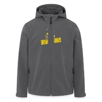 Fresh! 4.0 - Recycelte Männer Softshell-Jacke von Stanley/Stella - Anthrazit - Vorne - AI Model Male 185 light (185cm)