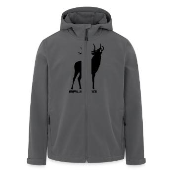 Brunftig Hirsch - Recycelte Männer Softshell-Jacke von Stanley/Stella - Anthrazit - Vorne - AI Model Male 185 light (185cm)