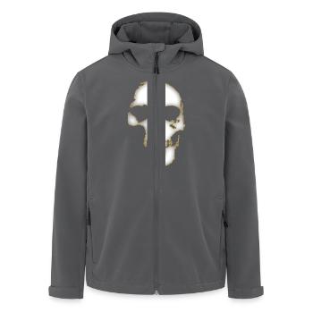 Skull - Recycelte Männer Softshell-Jacke von Stanley/Stella - Anthrazit - Vorne - AI Model Male 185 light (185cm)