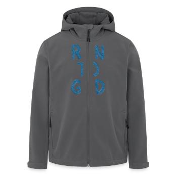 Run to god - Recycelte Männer Softshell-Jacke von Stanley/Stella - Anthrazit - Vorne - AI Model Male 185 light (185cm)