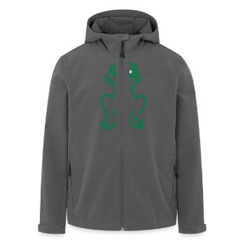 Frosch 2 - Recycelte Männer Softshell-Jacke von Stanley/Stella - Anthrazit - Vorne - AI Model Male 185 light (185cm)