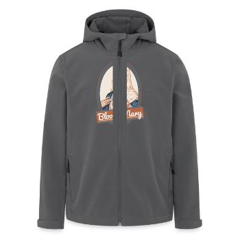 Bloody Mary and drink - Recycelte Männer Softshell-Jacke von Stanley/Stella - Anthrazit - Vorne - AI Model Male 185 light (185cm)