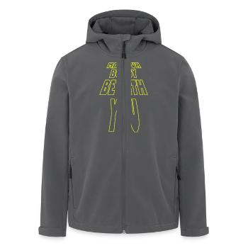 Buddy-Tauchen - Recycelte Männer Softshell-Jacke von Stanley/Stella - Anthrazit - Vorne - AI Model Male 185 light (185cm)