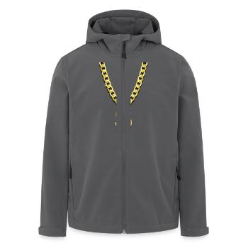 goldene Halskette - Recycelte Männer Softshell-Jacke von Stanley/Stella - Anthrazit - Vorne - AI Model Male 185 light (185cm)