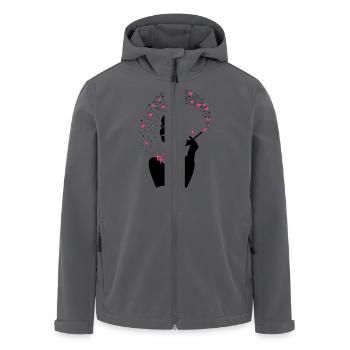 Diamant Girl - Juwelen Prinzessin - Schmuck - Recycelte Männer Softshell-Jacke von Stanley/Stella - Anthrazit - Vorne - AI Model Male 185 light (185cm)