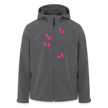 baby footsteps - Recycelte Männer Softshell-Jacke von Stanley/Stella - Anthrazit - Vorne - AI Model Male 185 light (185cm)