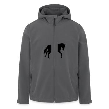 Voltigieren - Recycelte Männer Softshell-Jacke von Stanley/Stella - Anthrazit - Vorne - AI Model Male 185 light (185cm)