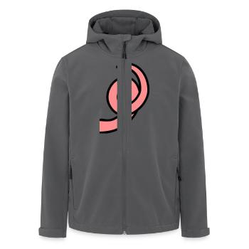 Schweinchen Ringelschwanz - Recycelte Männer Softshell-Jacke von Stanley/Stella - Anthrazit - Vorne - AI Model Male 185 light (185cm)