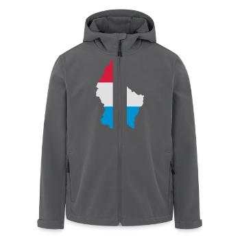 Luxemburg - Recycelte Männer Softshell-Jacke von Stanley/Stella - Anthrazit - Vorne - AI Model Male 185 light (185cm)