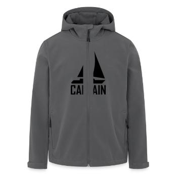 captain - Recycelte Männer Softshell-Jacke von Stanley/Stella - Anthrazit - Vorne - AI Model Male 185 light (185cm)