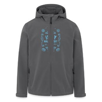Whisky T Shirt Design Islay Malt Whisky für Kenner - Recycelte Männer Softshell-Jacke von Stanley/Stella - Anthrazit - Vorne - AI Model Male 185 light (185cm)