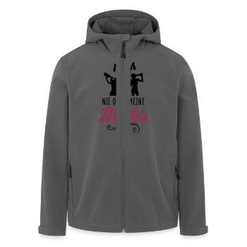 girls nie ohne meine maedels - Recycelte Männer Softshell-Jacke von Stanley/Stella - Anthrazit - Vorne - AI Model Male 185 light (185cm)