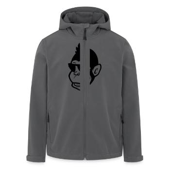 monkey cool comic - Recycelte Männer Softshell-Jacke von Stanley/Stella - Anthrazit - Vorne - AI Model Male 185 light (185cm)